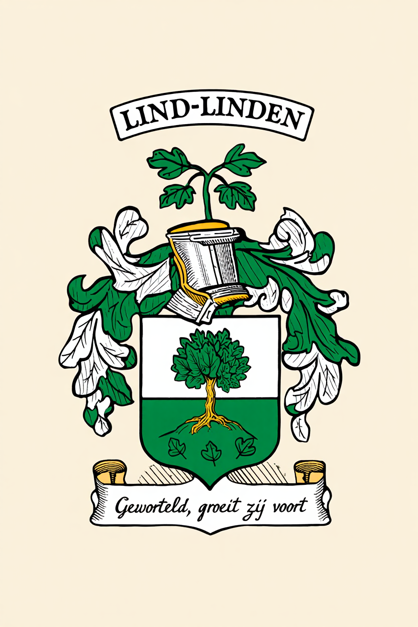 Familiewapen van de achternaam LIND-LINDEN