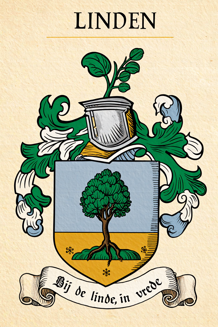 Familiewapen van de achternaam LINDEN