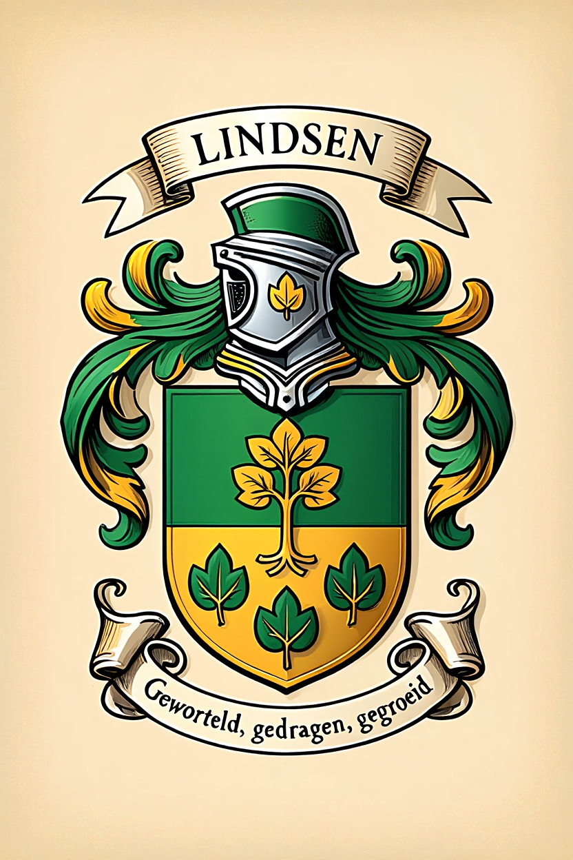 Familiewapen van de achternaam LINDSEN
