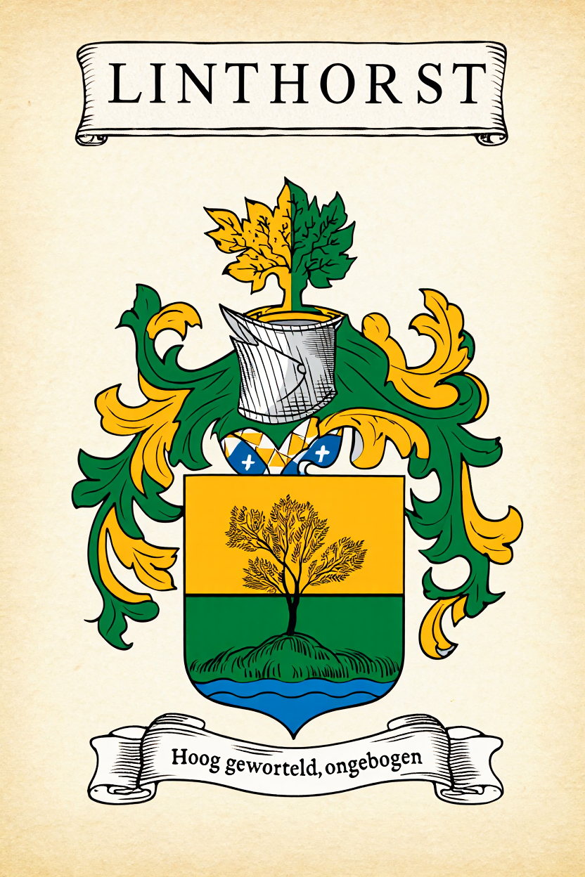 Familiewapen van de achternaam LINTHORST