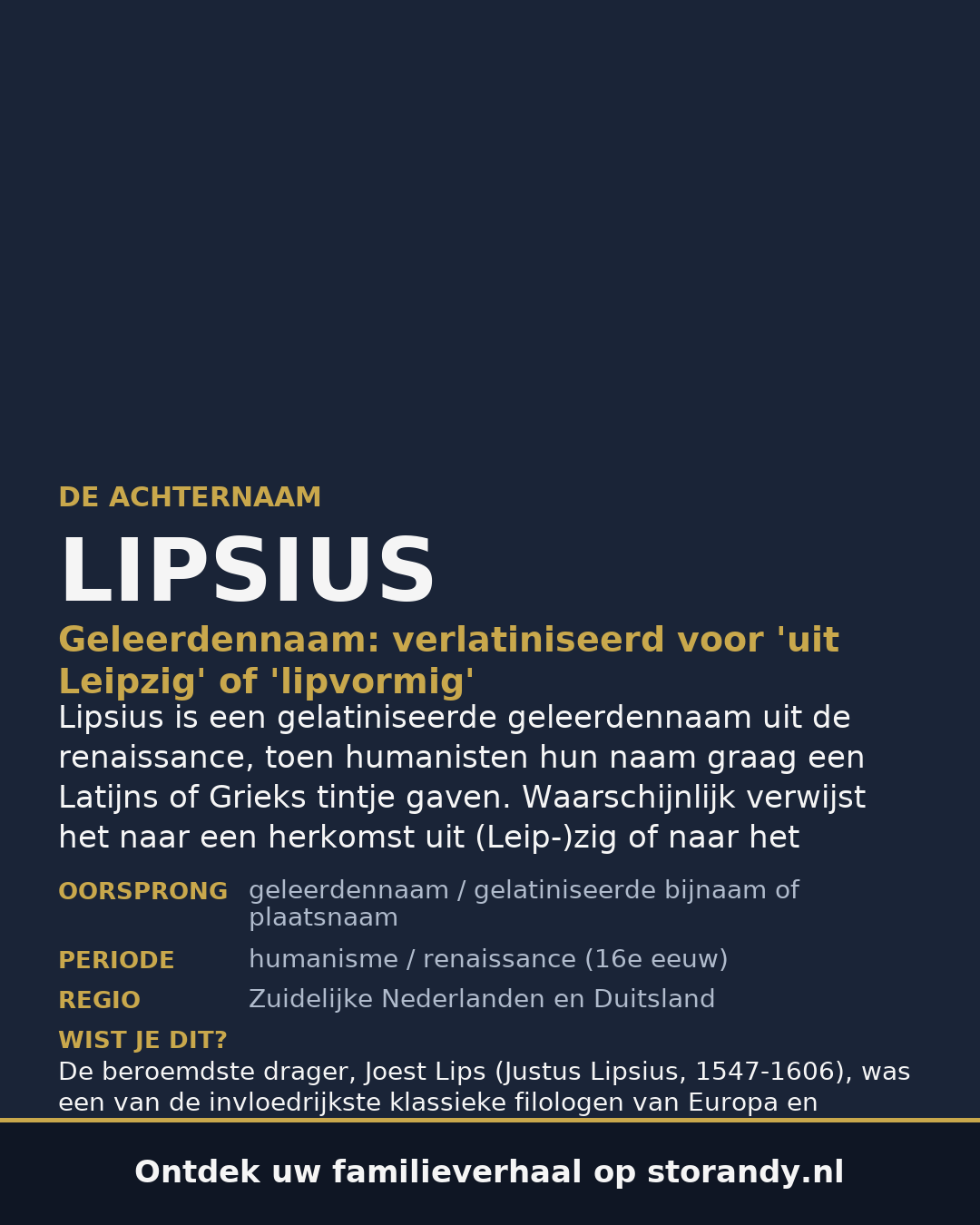 Familiewapen van de achternaam LIPSIUS