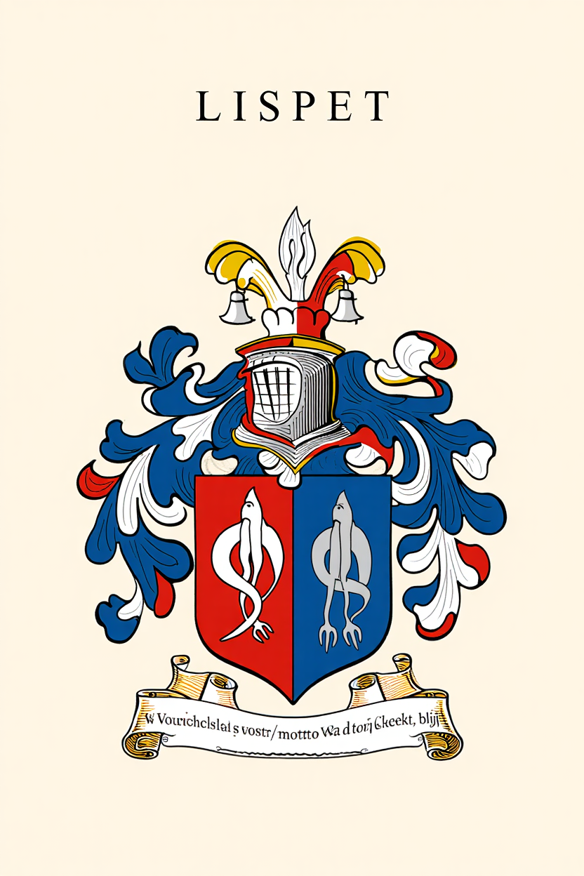 Familiewapen van de achternaam LISPET