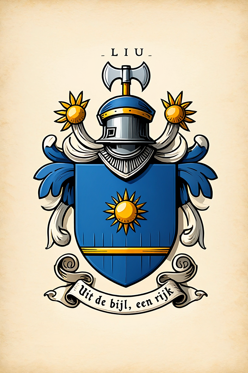 Familiewapen van de achternaam LIU
