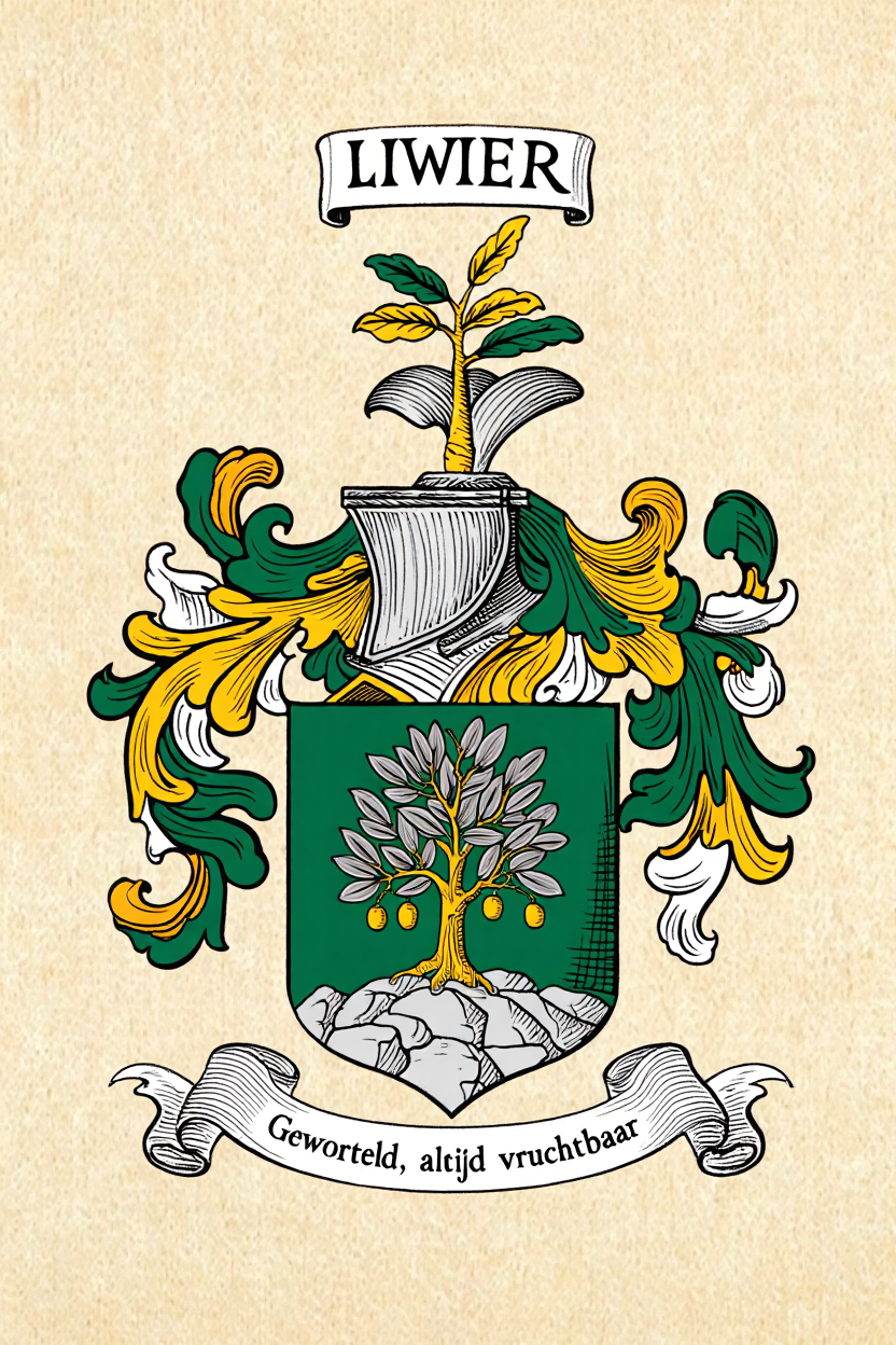 Familiewapen van de achternaam LIWIER
