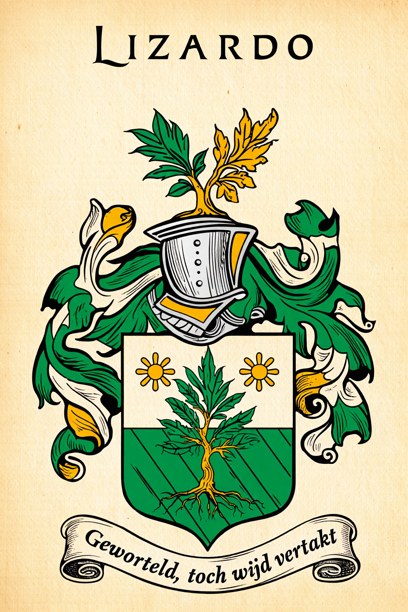 Familiewapen van de achternaam LIZARDO