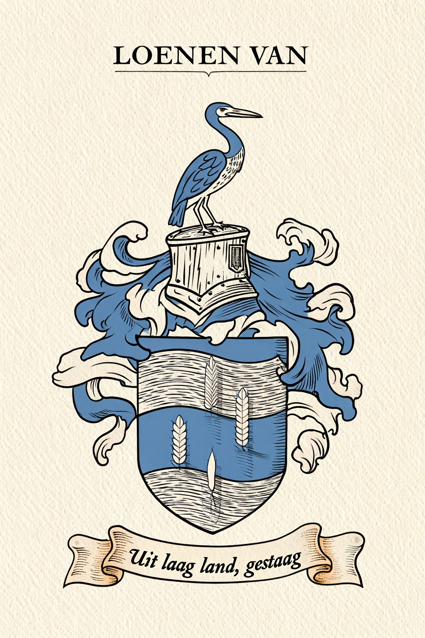 Familiewapen van de achternaam LOENEN VAN