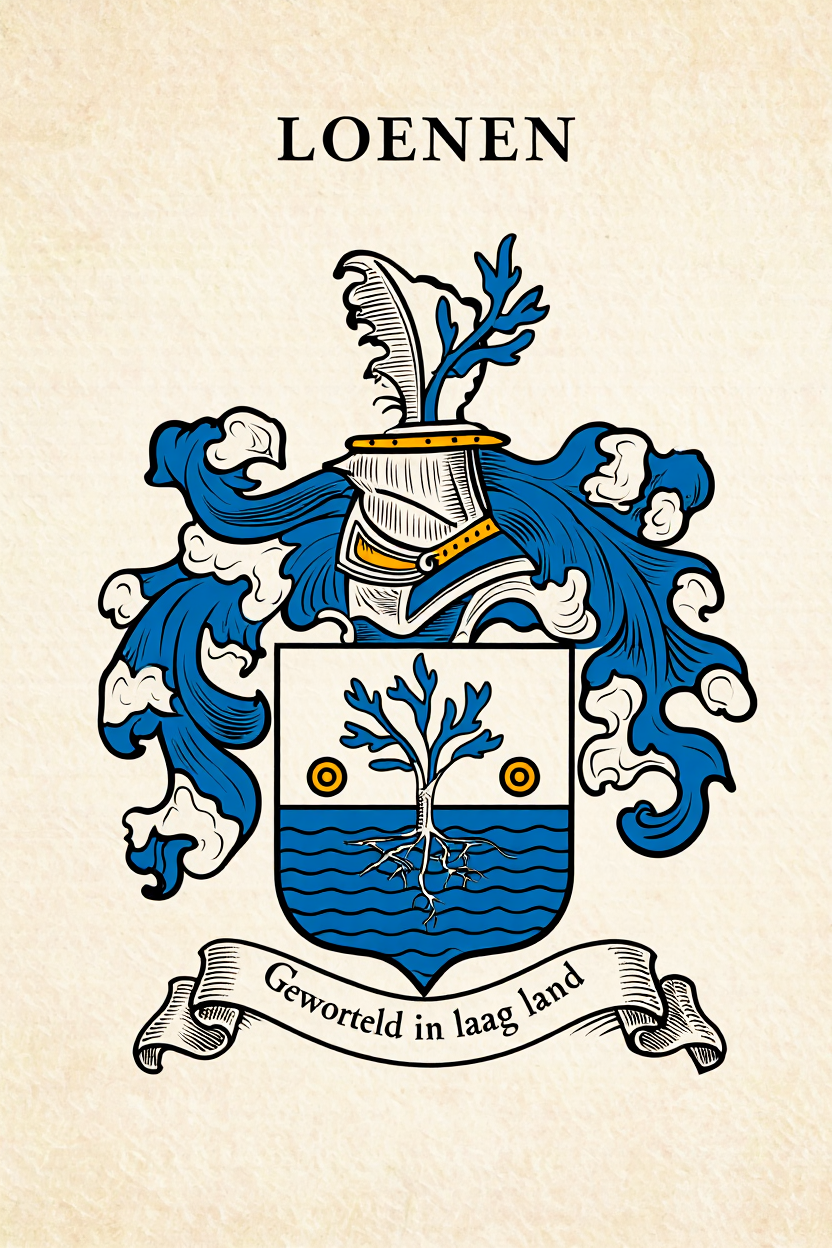 Familiewapen van de achternaam LOENEN