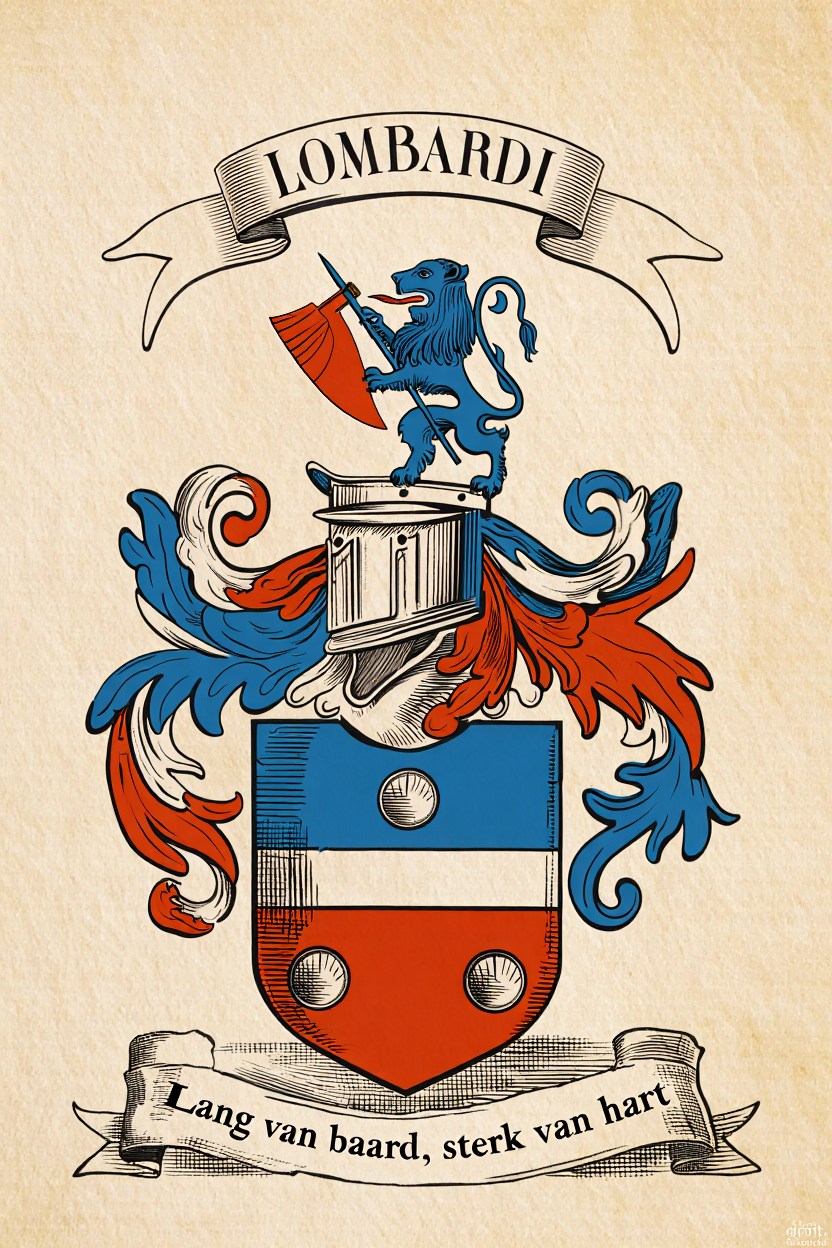 Familiewapen van de achternaam LOMBARDI