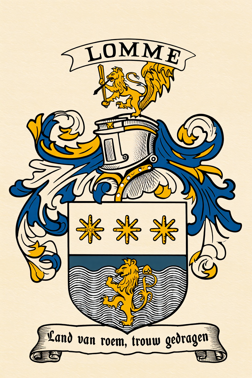 Familiewapen van de achternaam LOMME