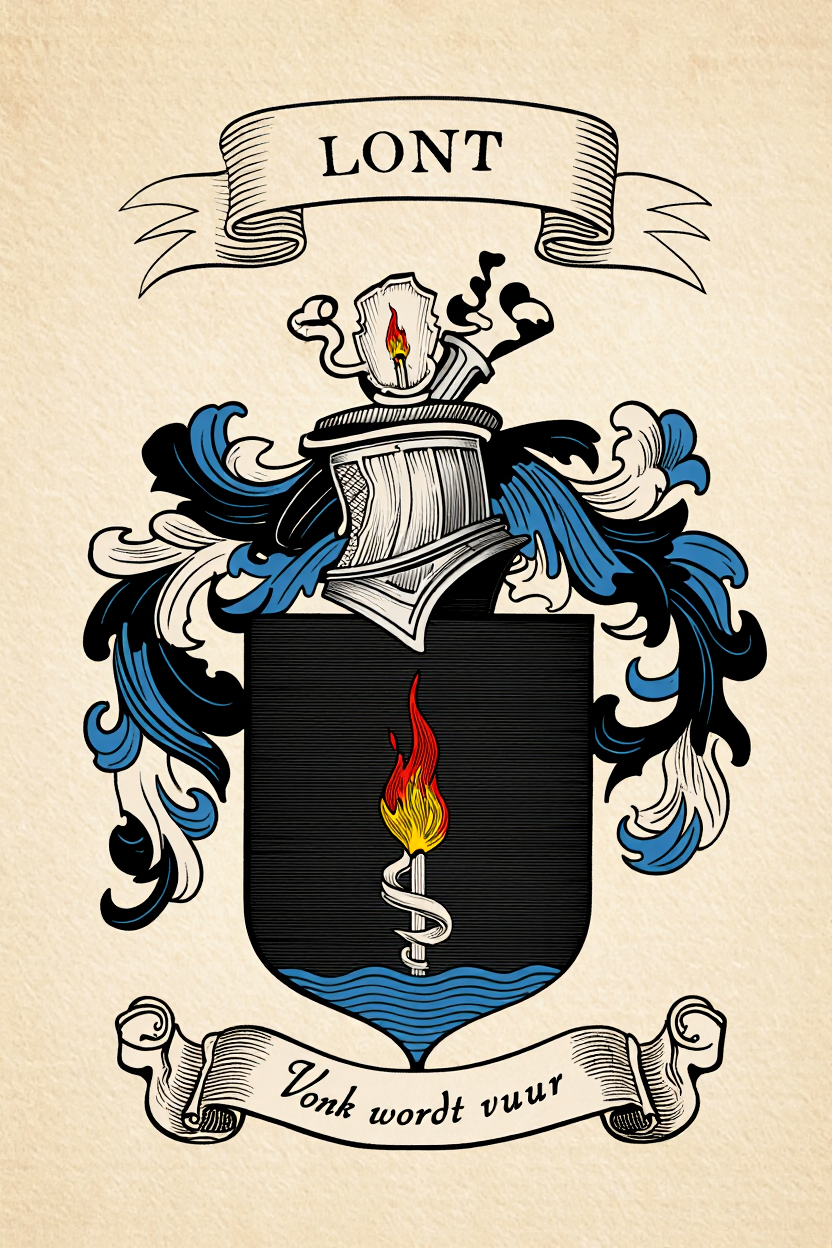 Familiewapen van de achternaam LONT