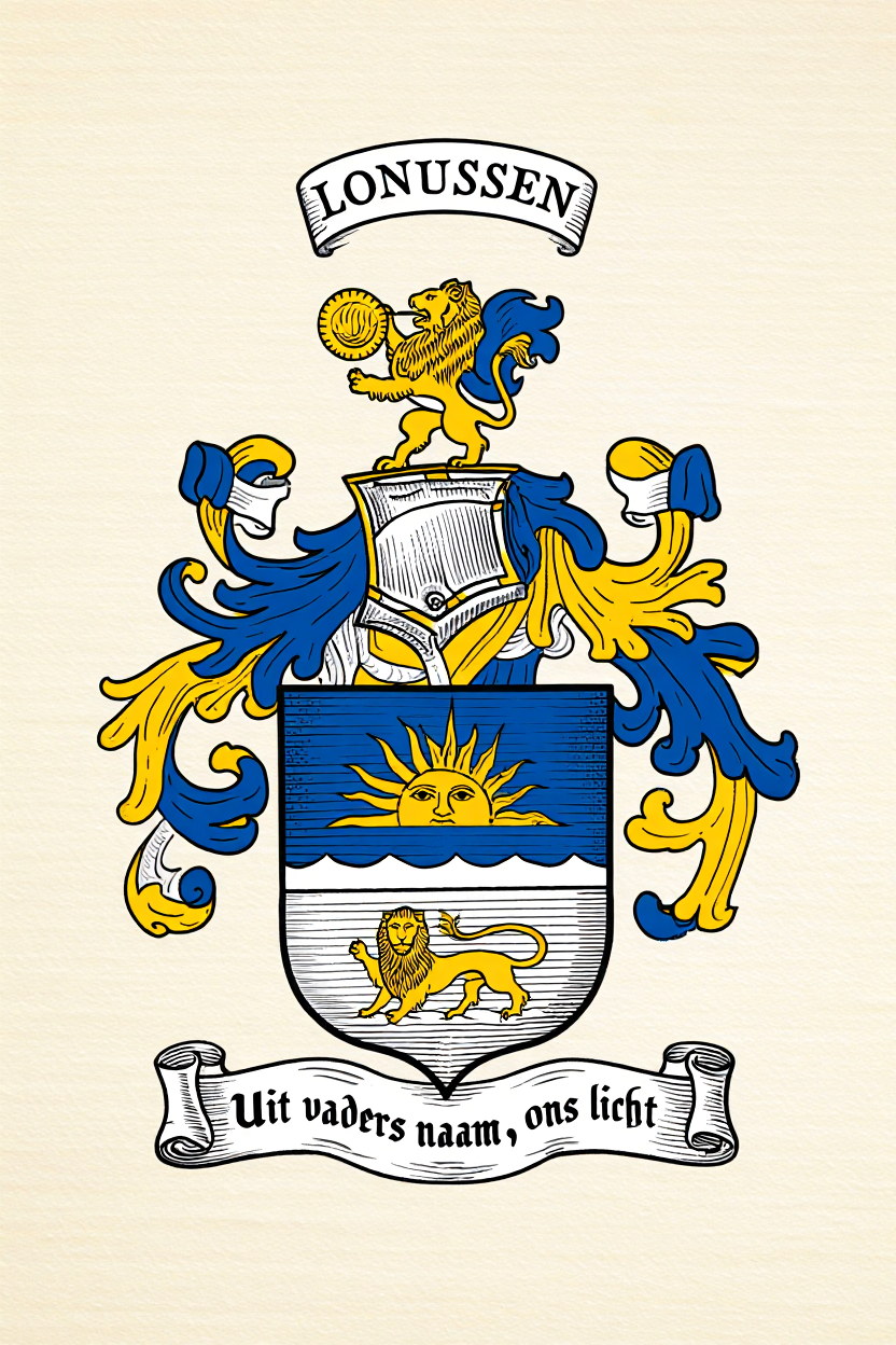Familiewapen van de achternaam LONUSSEN