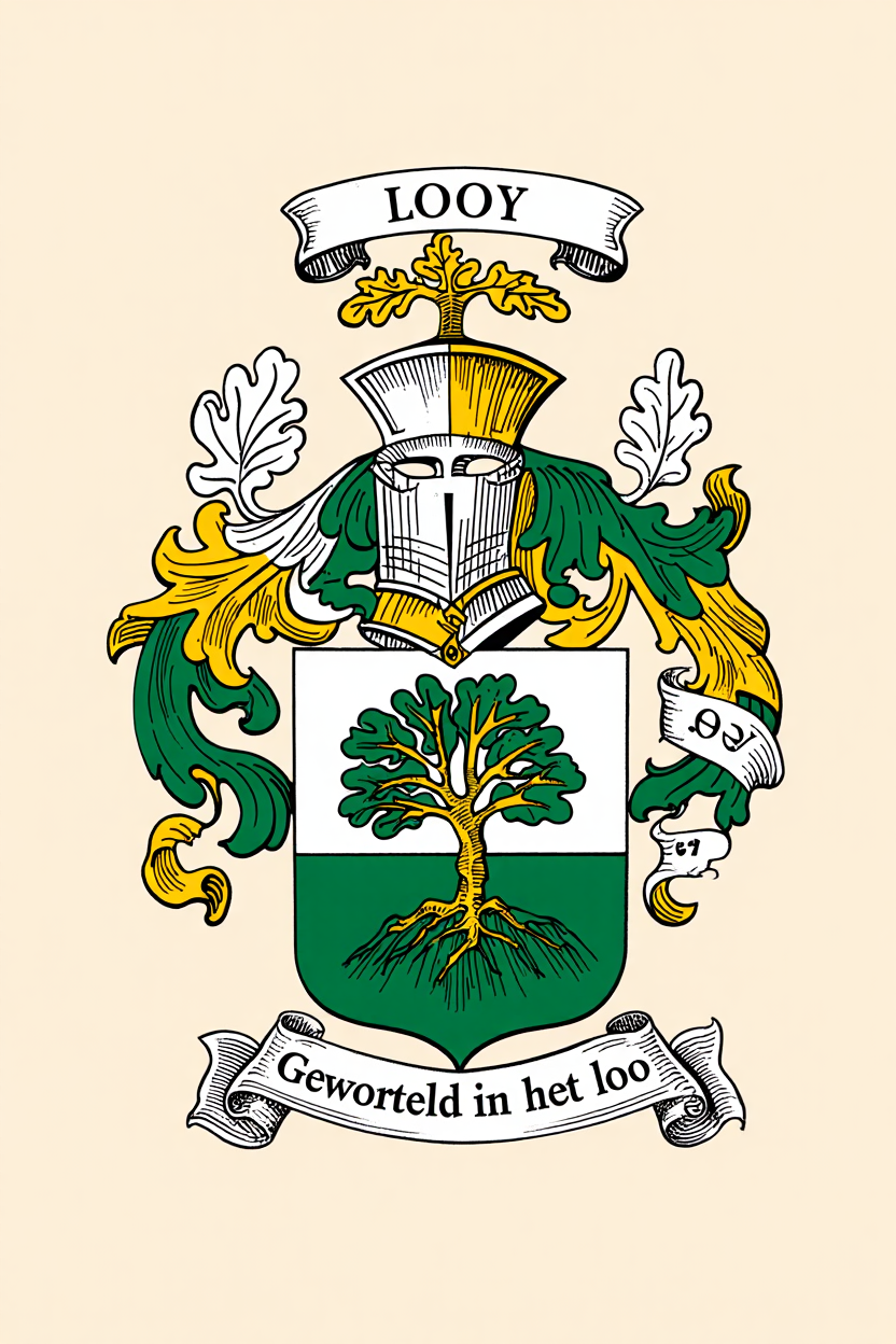 Familiewapen van de achternaam LOOY (vergrendeld)