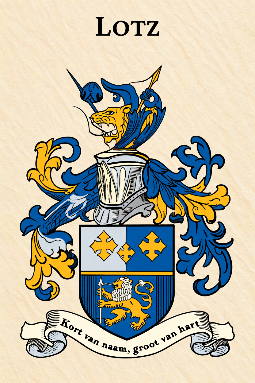 Familiewapen van de achternaam LOTZ