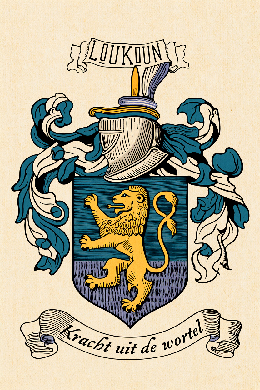 Familiewapen van de achternaam LOUKOUN