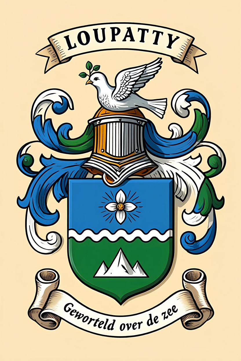 Familiewapen van de achternaam LOUPATTY