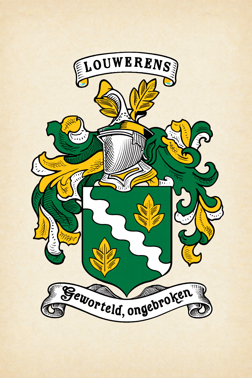 Familiewapen van de achternaam LOUWERENS