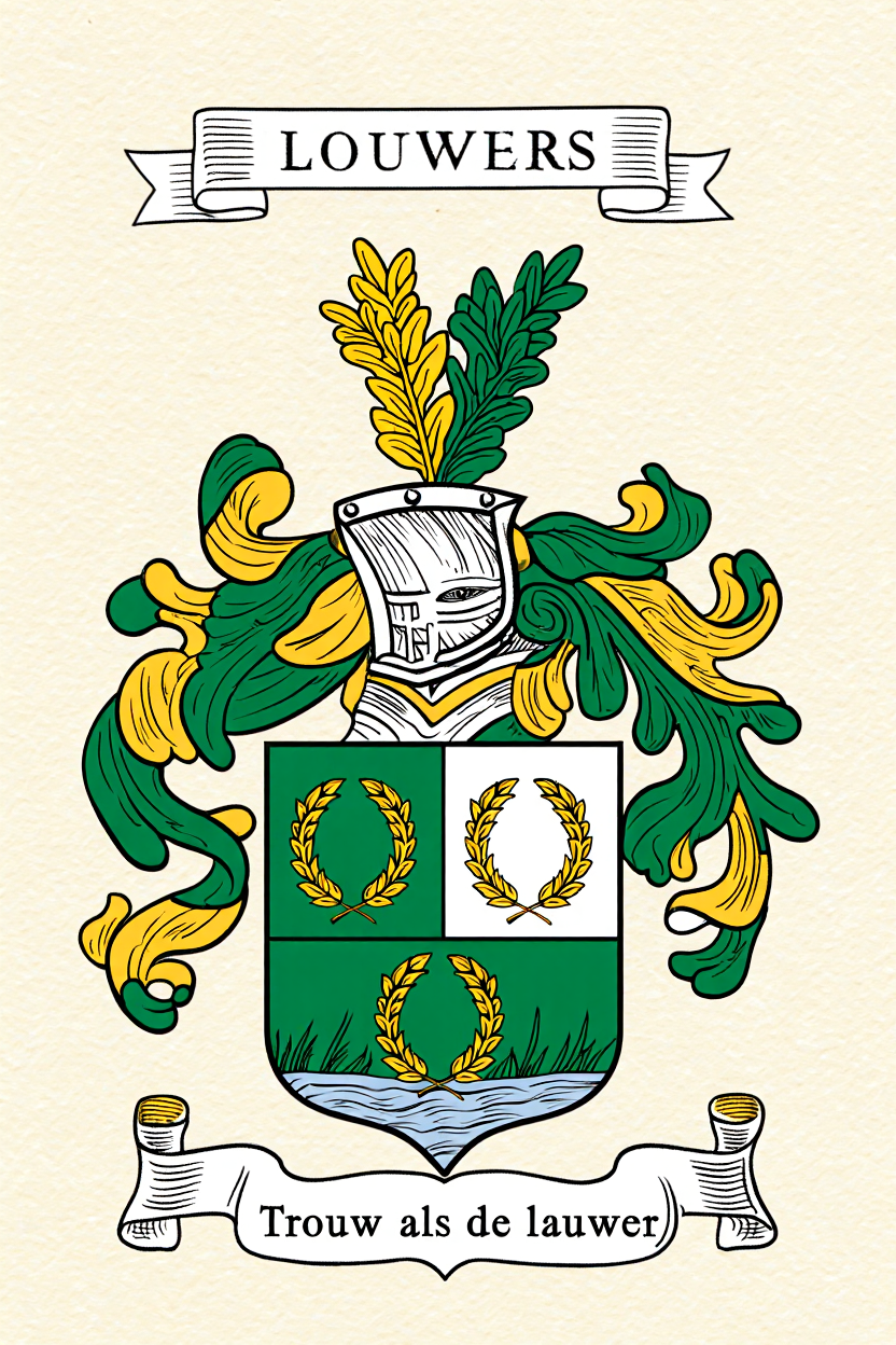 Familiewapen van de achternaam LOUWERS