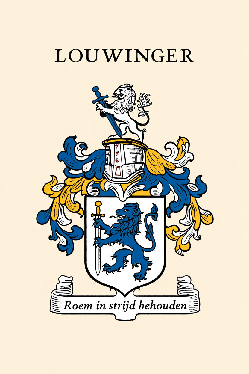 Familiewapen van de achternaam LOUWINGER