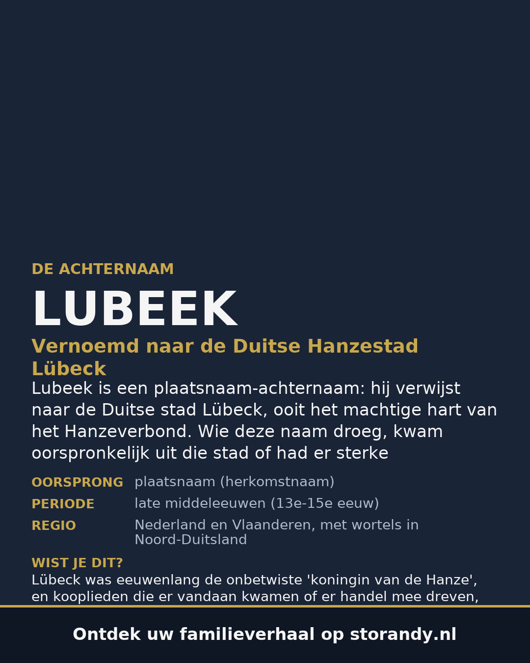 Familiewapen van de achternaam LUBEEK