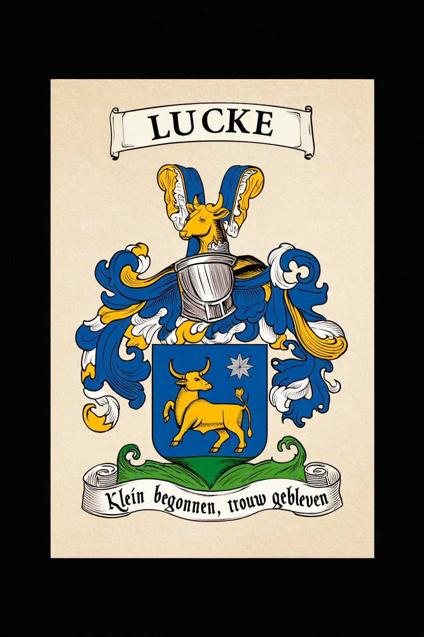 Familiewapen van de achternaam LUCKE