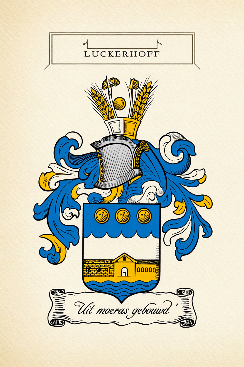 Familiewapen van de achternaam LUCKERHOFF