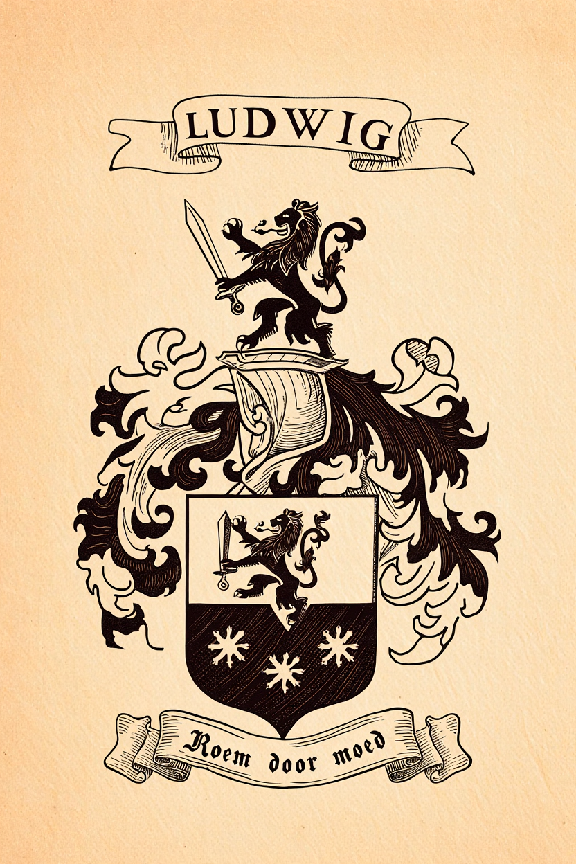 Familiewapen van de achternaam LUDWIG