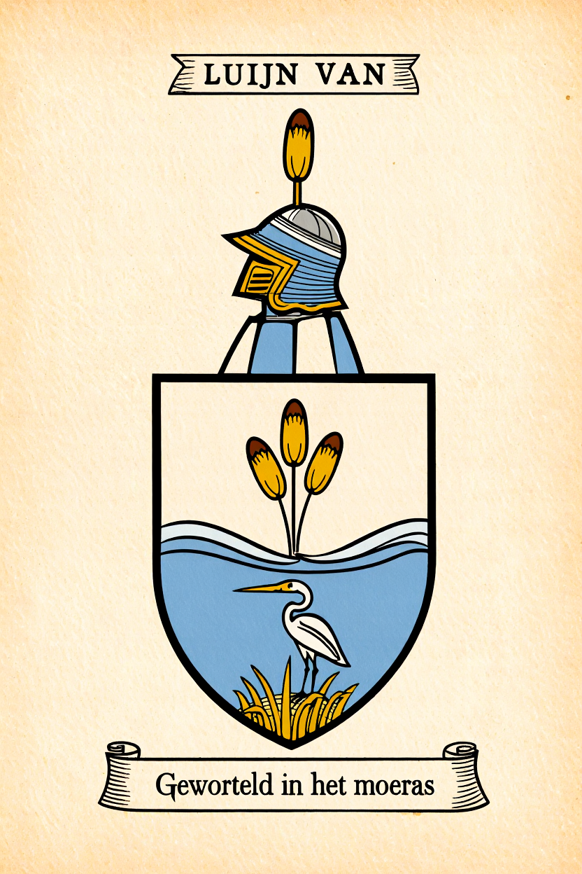 Familiewapen van de achternaam LUIJN VAN