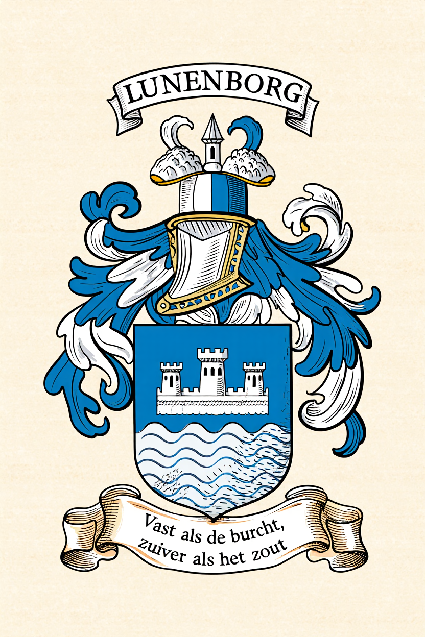Familiewapen van de achternaam LUNENBORG