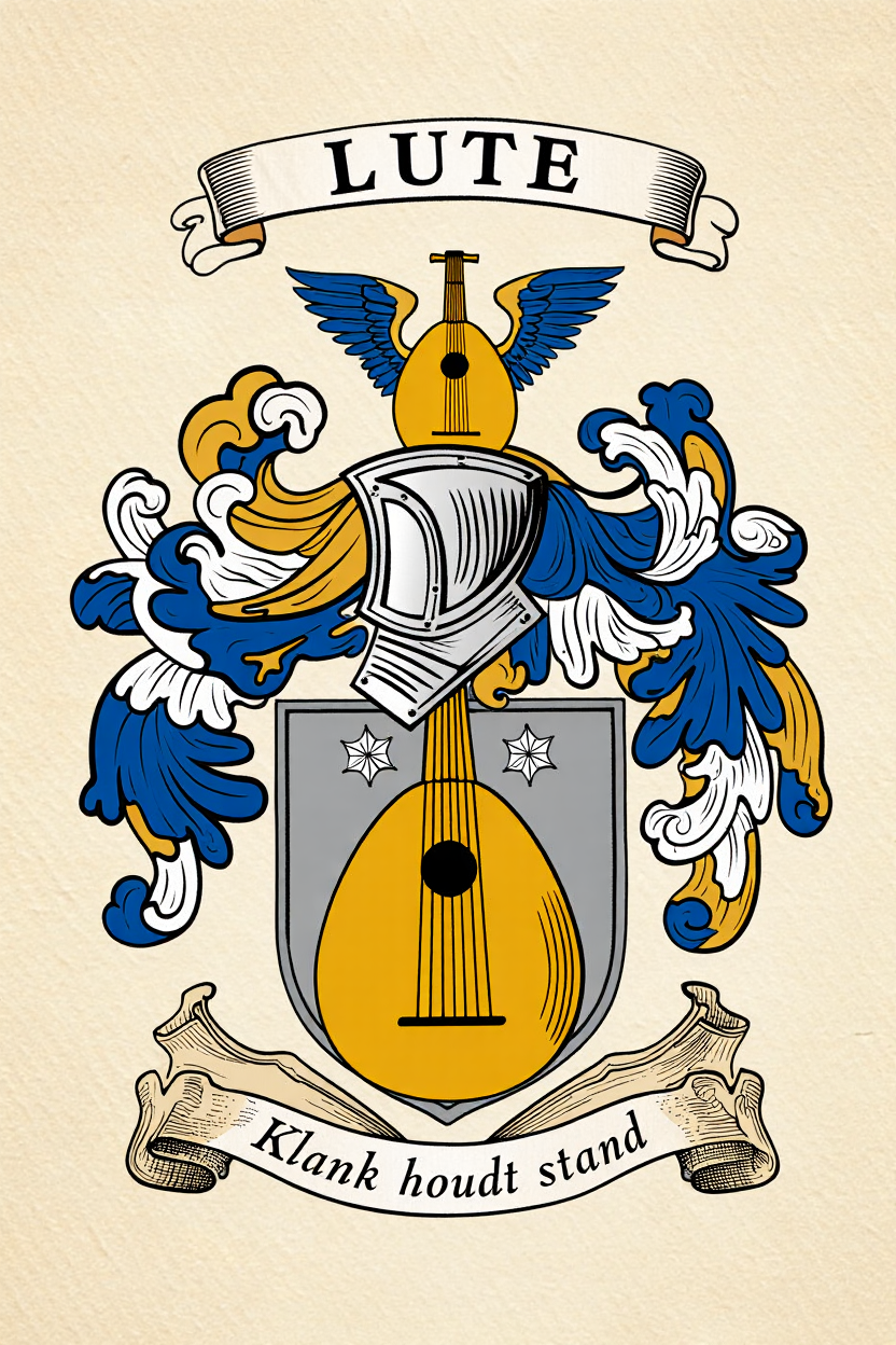 Familiewapen van de achternaam LUTE