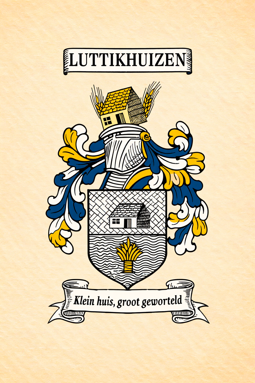 Familiewapen van de achternaam LUTTIKHUIZEN