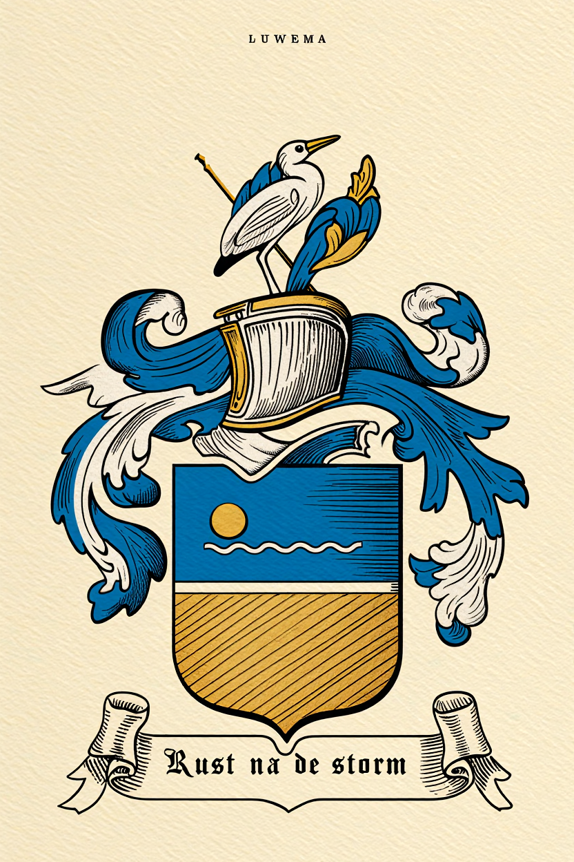 Familiewapen van de achternaam LUWEMA