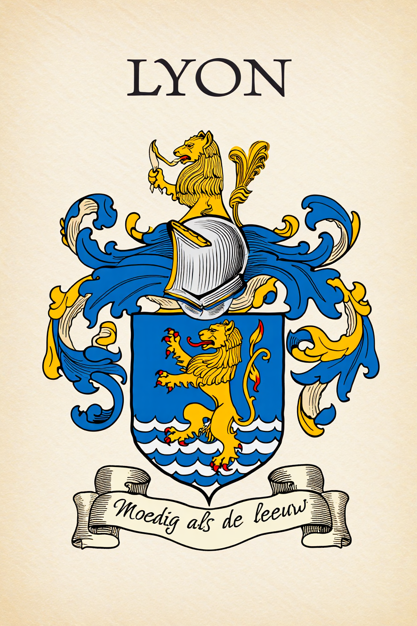 Familiewapen van de achternaam LYON