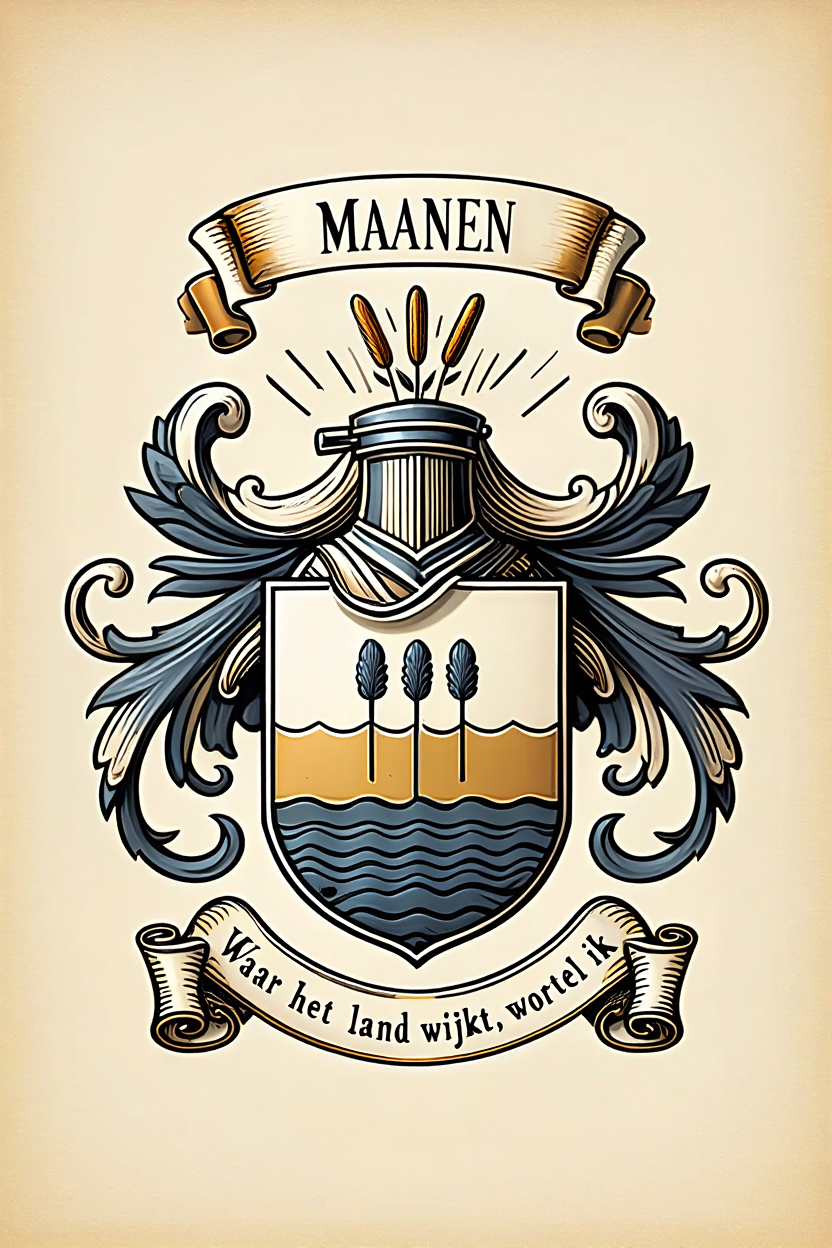 Familiewapen van de achternaam MAANEN