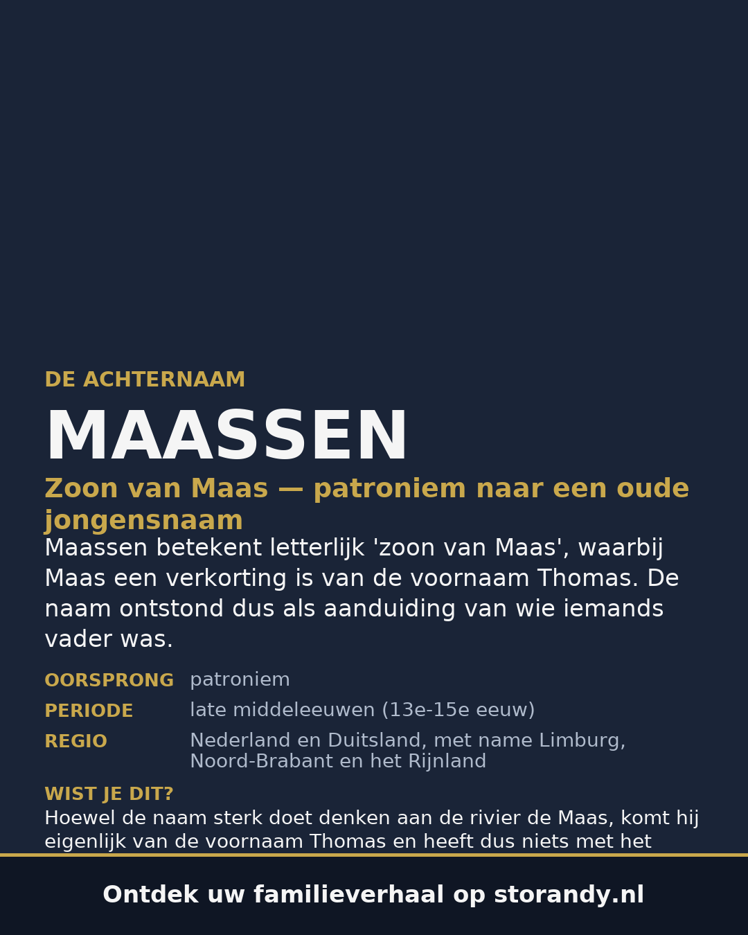 Familiewapen van de achternaam MAASSEN