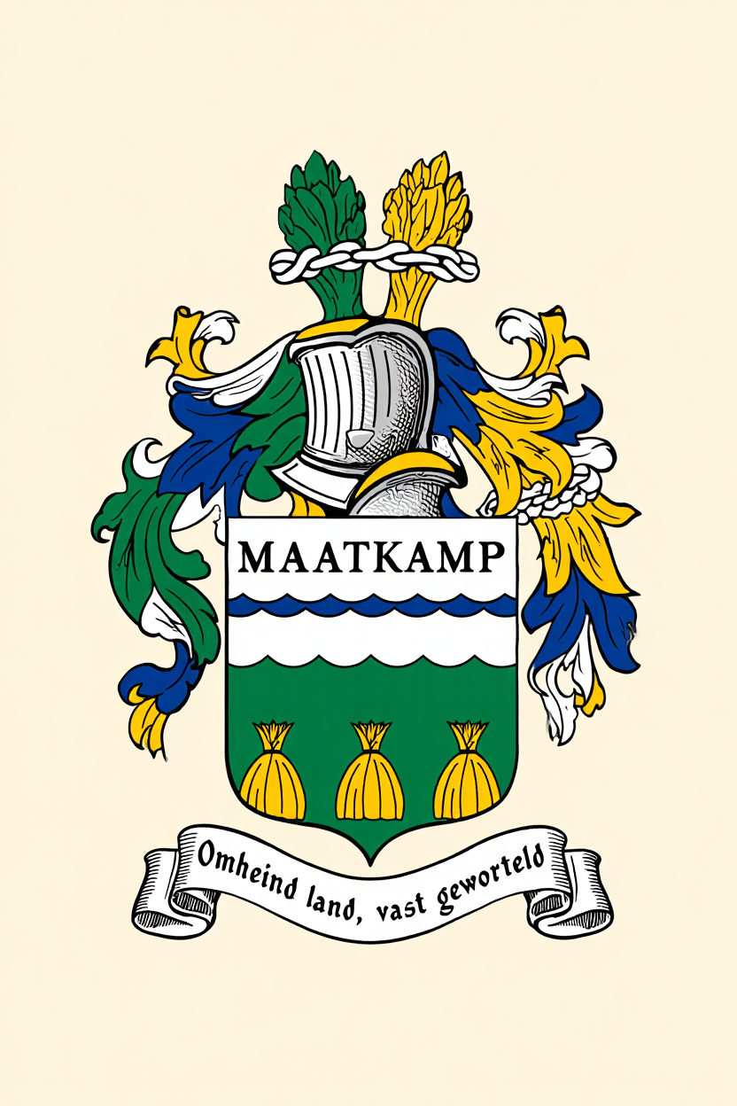 Familiewapen van de achternaam MAATKAMP