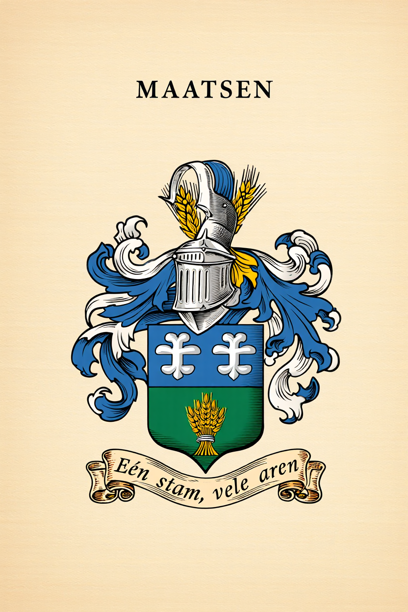 Familiewapen van de achternaam MAATSEN