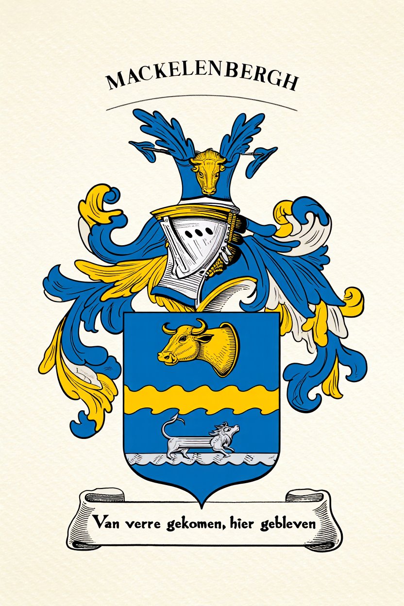 Familiewapen van de achternaam MACKELENBERGH