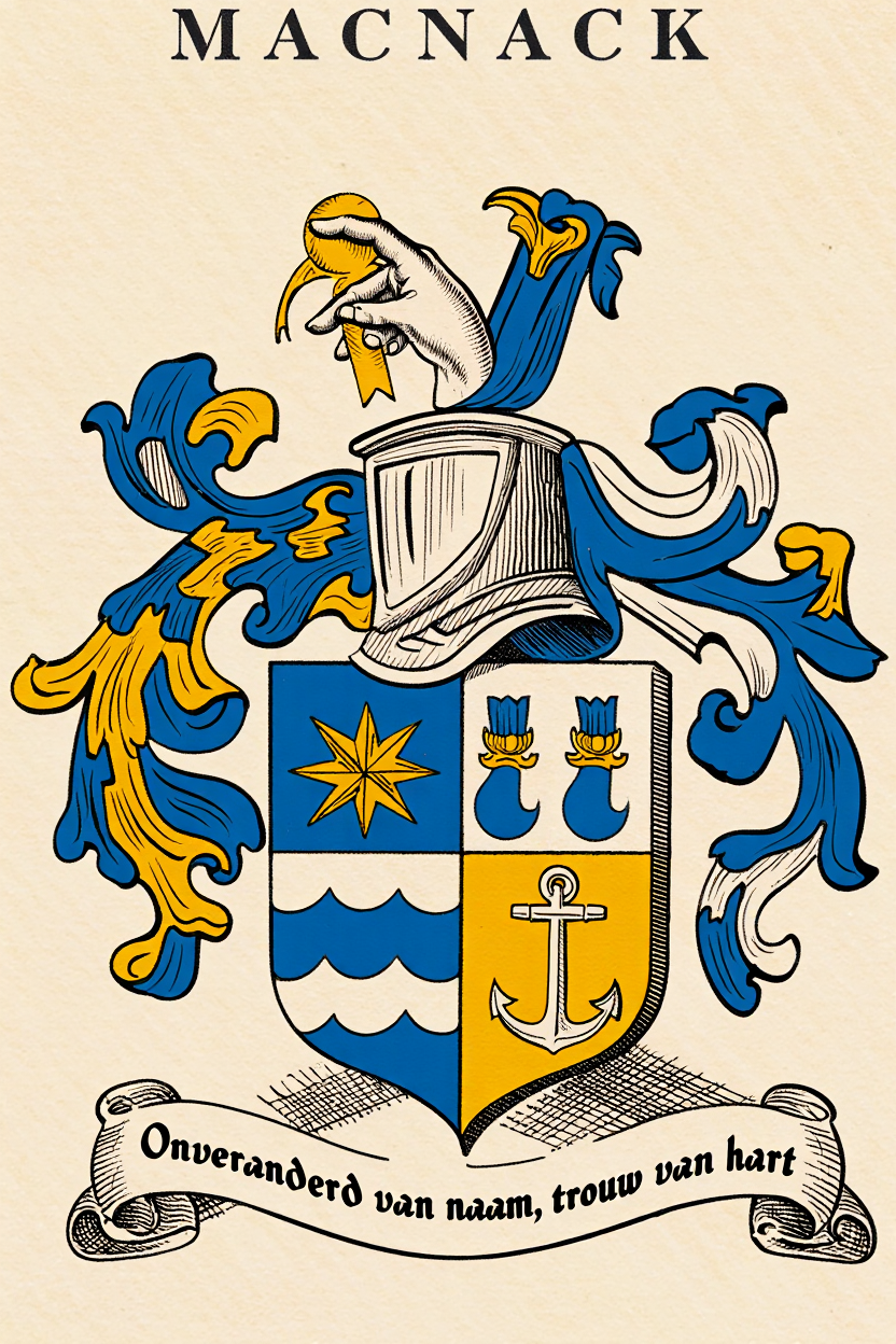 Familiewapen van de achternaam MACNACK