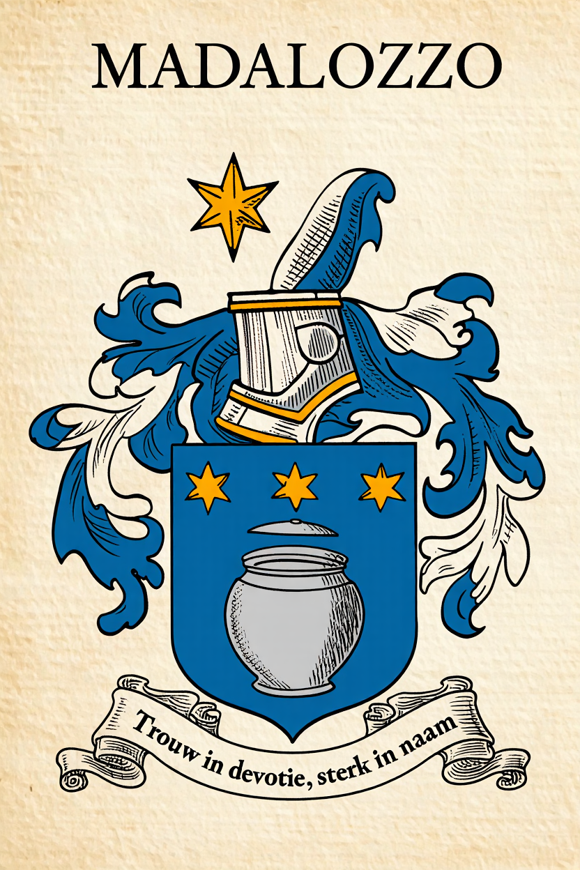 Familiewapen van de achternaam MADALOZZO