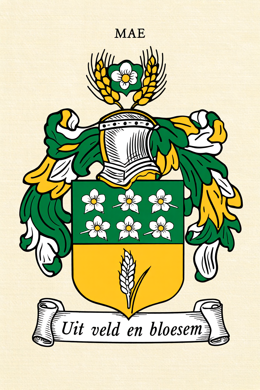 Familiewapen van de achternaam MAE