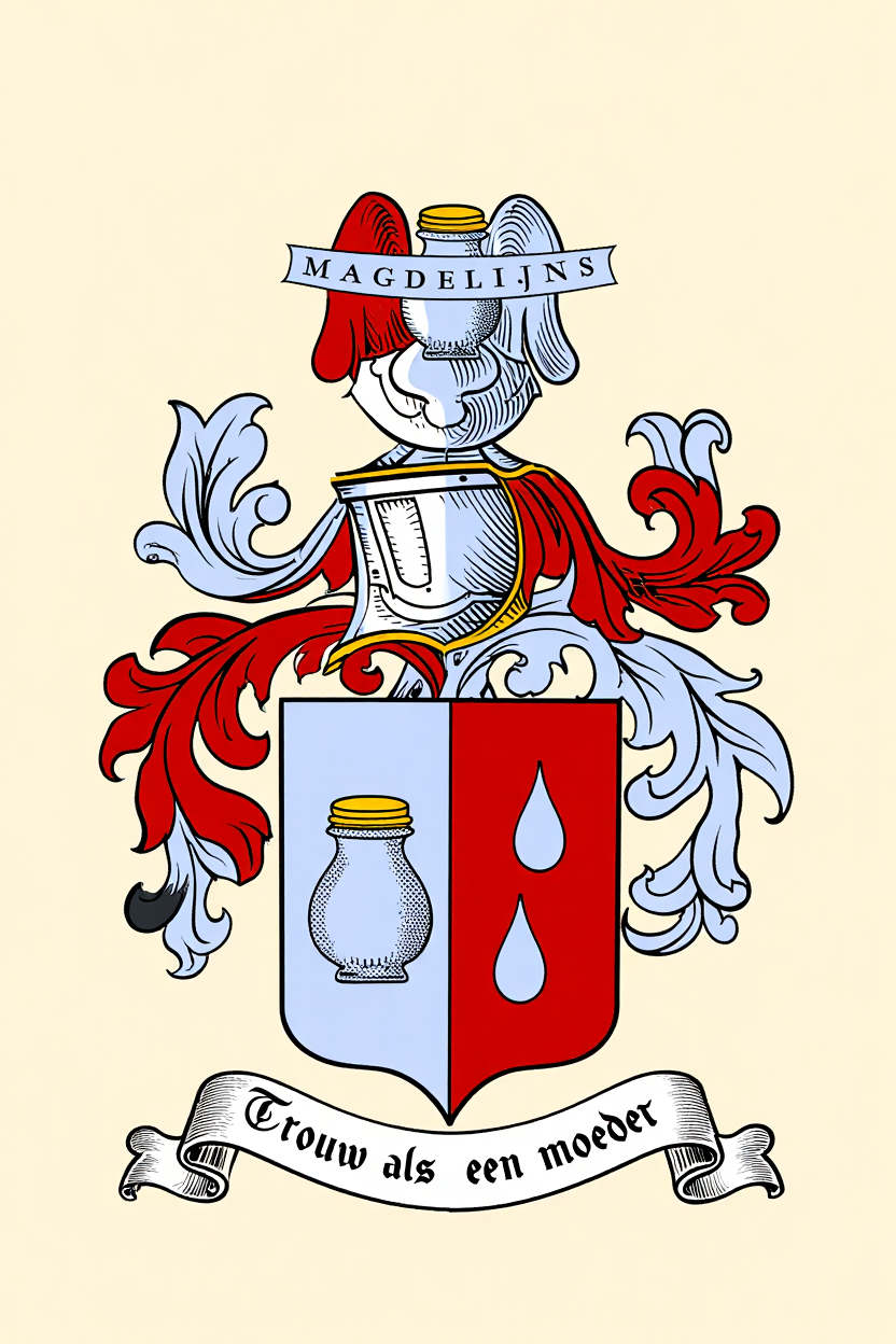 Familiewapen van de achternaam MAGDELIJNS (vergrendeld)