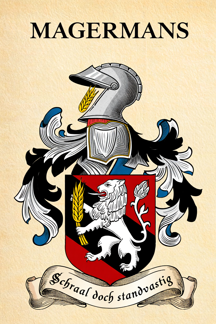 Familiewapen van de achternaam MAGERMANS