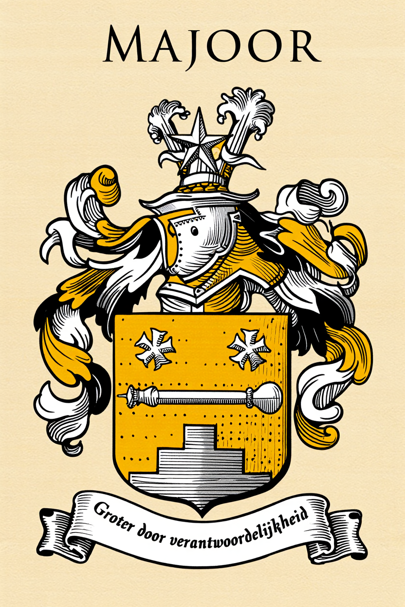 Familiewapen van de achternaam MAJOOR