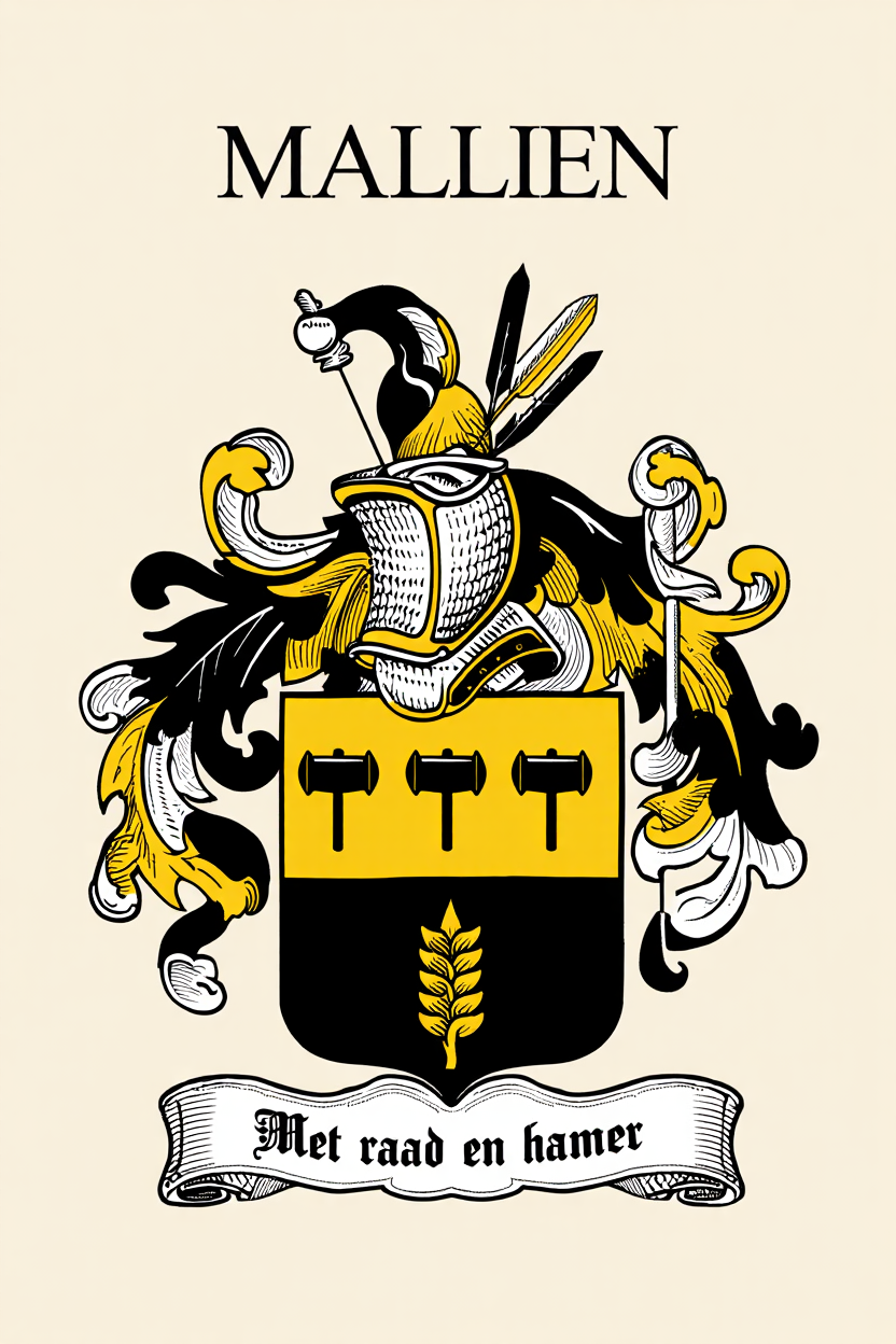 Familiewapen van de achternaam MALLIEN