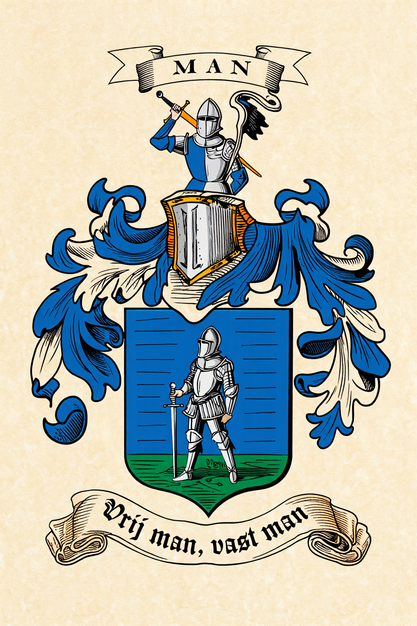 Familiewapen van de achternaam MAN