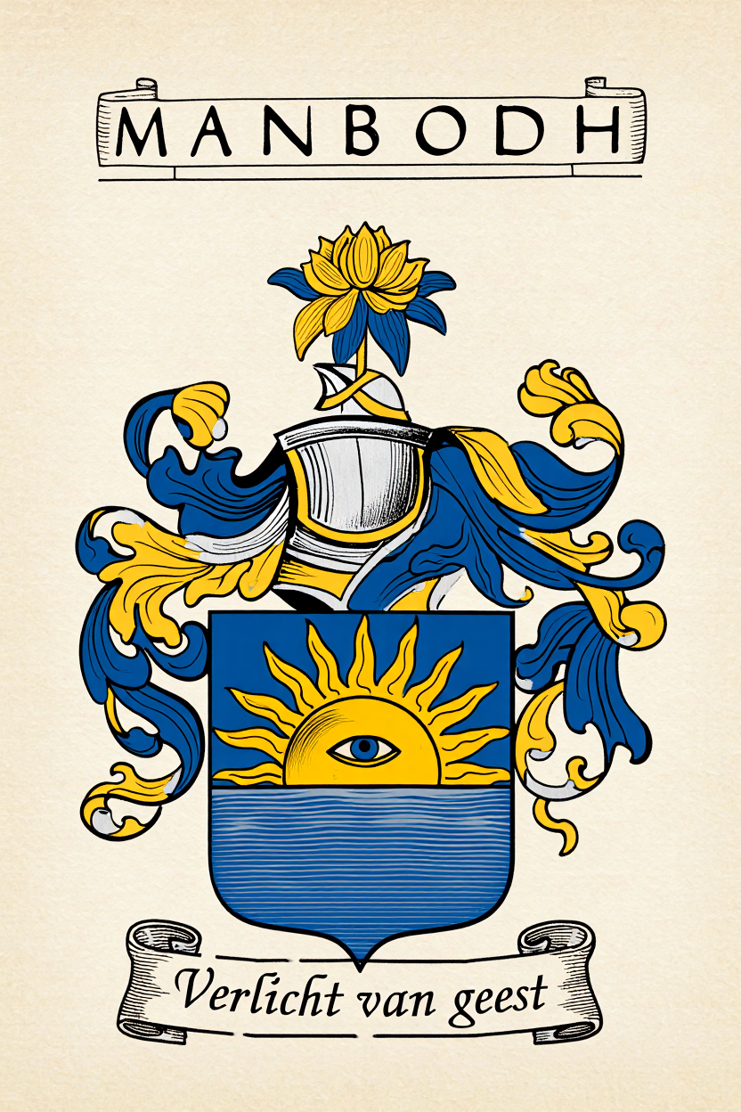 Familiewapen van de achternaam MANBODH