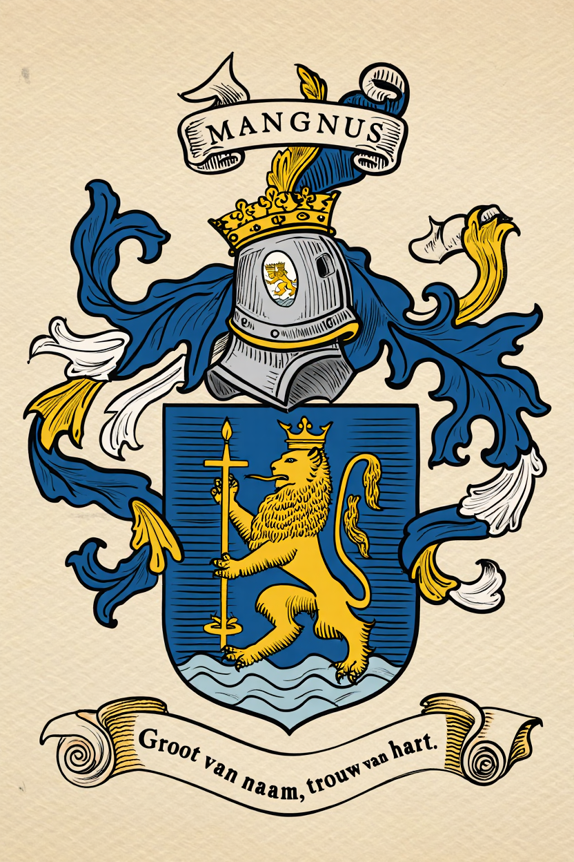 Familiewapen van de achternaam MANGNUS