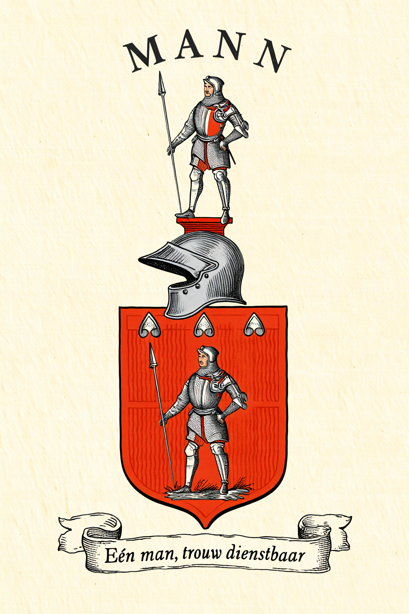 Familiewapen van de achternaam MANN
