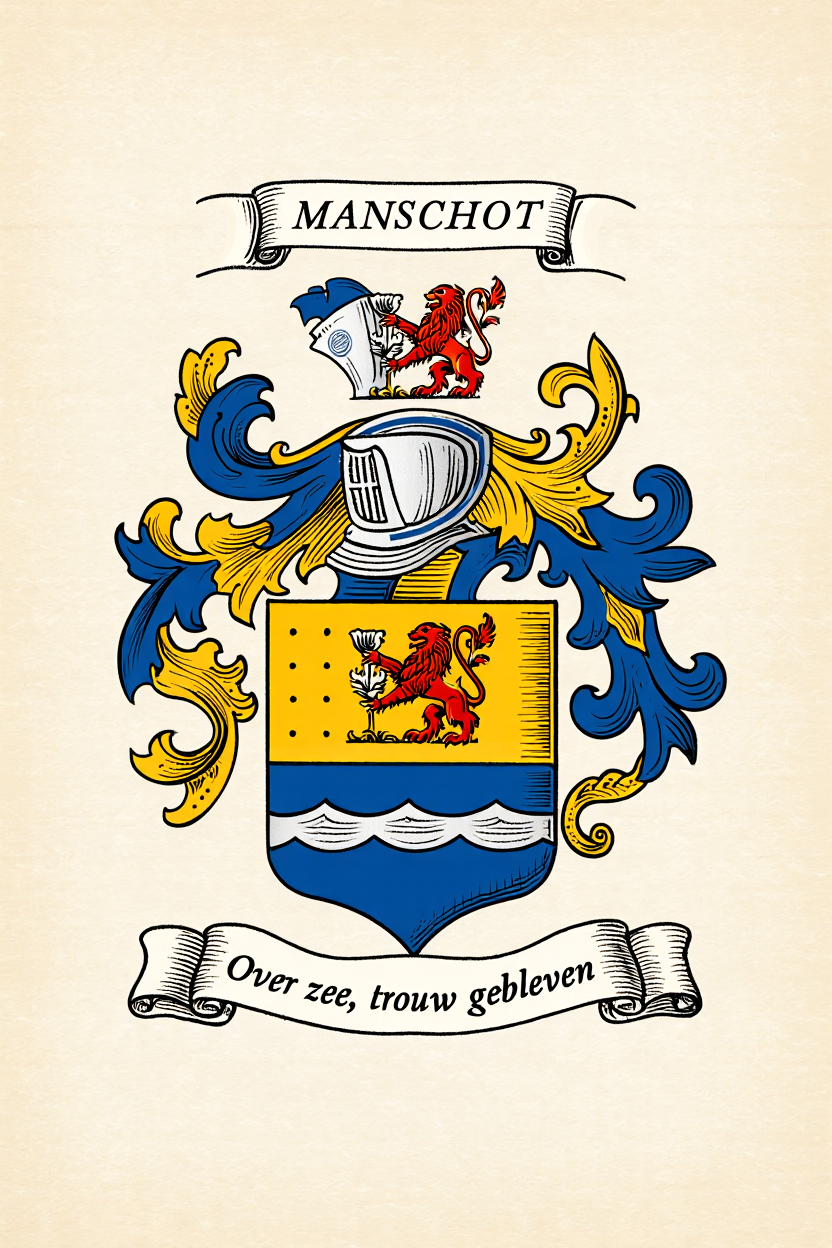 Familiewapen van de achternaam MANSCHOT