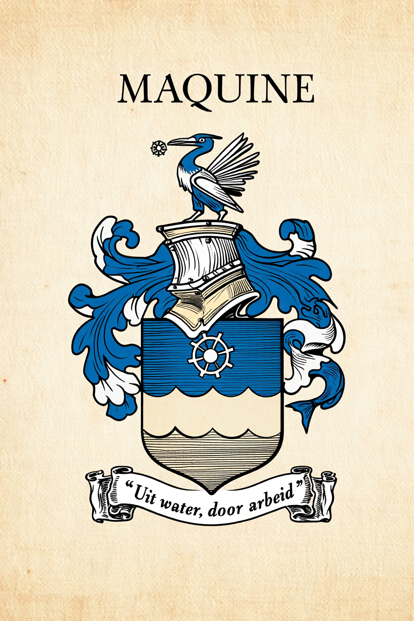 Familiewapen van de achternaam MAQUINE